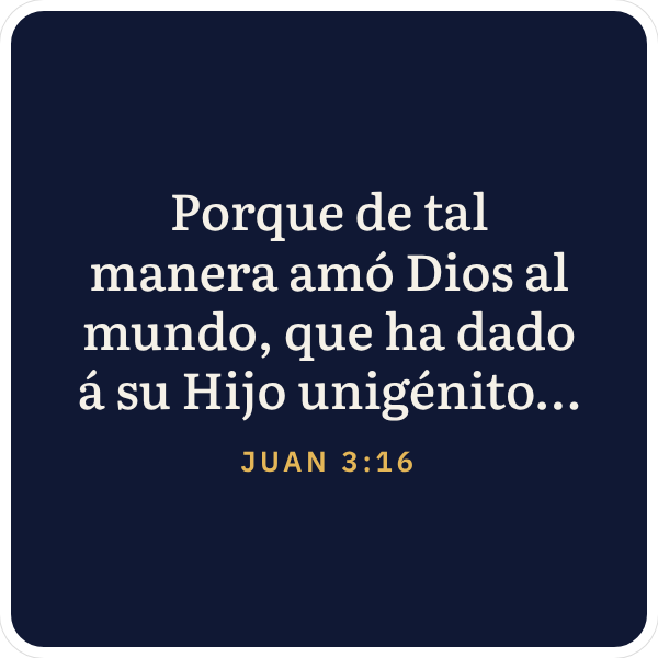 Pegatina: Juan 3:16