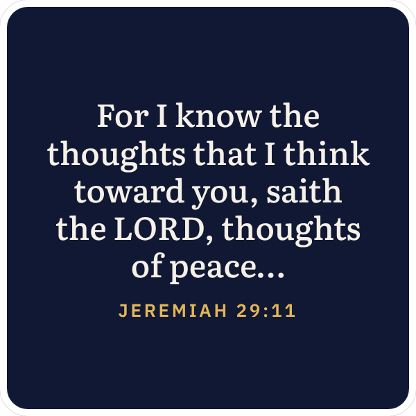 Sticker: Jeremiah 29:11